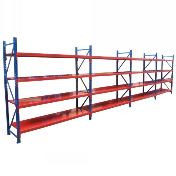 Storr Longspan Shelving 4 Levels Steel Shelves 4 Bays 3JC